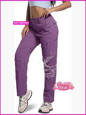 Lightweight Quick Dry Waterproof UPF 50+ Hiking Cargo Pants